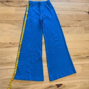 Suzie Kondi French Blue Wide-Leg Lounge Pants